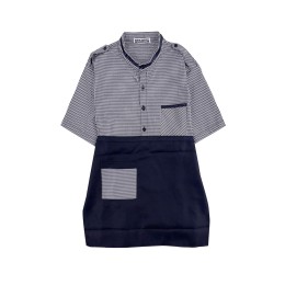 Large-scale customized short-sleeved plaid cleaning clothing Personally designed hotel cleaning clothing Waiter Executive room Enterprise-leading hotel cleaning clothing supplier SKHH010 H10-2120 Large-scale customized short-sleeved plaid cleaning clothing Personally designed hotel cleaning clothing Waiter Executive room Enterprise-leading hotel cleaning clothing supplier SKHH010 H10-2120